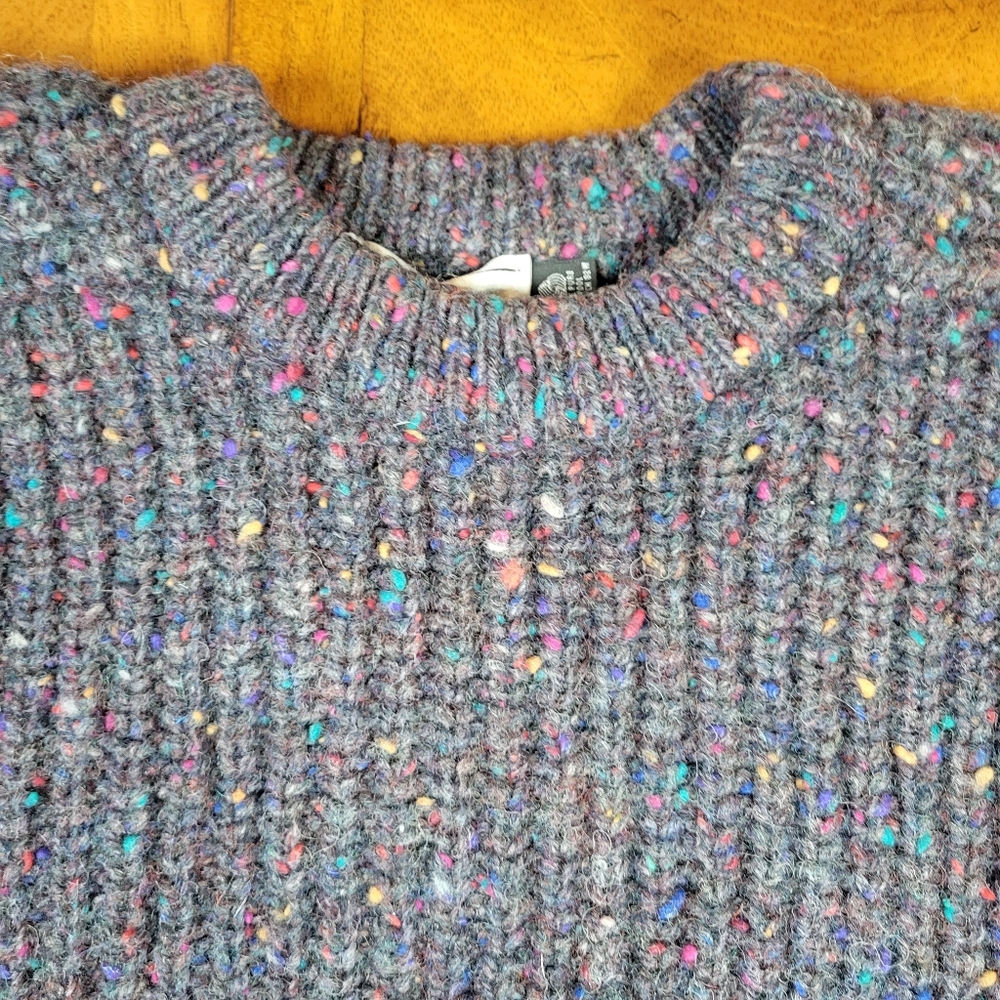 VTG 80s Gap 100% Wool Crew Neck Sweater Size XL - Picture 4 of 6